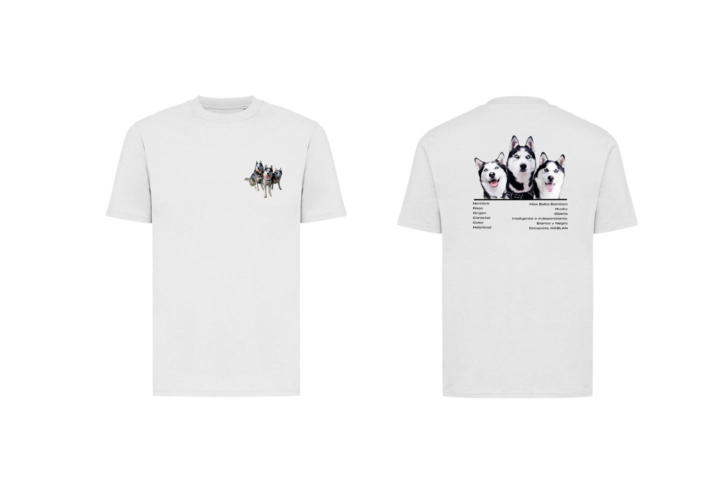 🐾 Camiseta Especial Fans MAX BOMBÓN Y BALTO