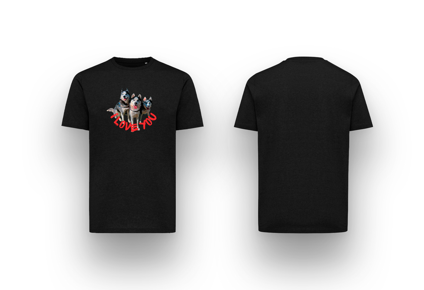 🐾 Camiseta I LOVE YOU