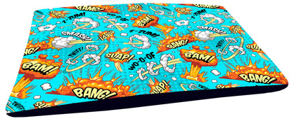 Cojín para perro Comic – Diseño divertido y tejido antimanchas | Max the Husky