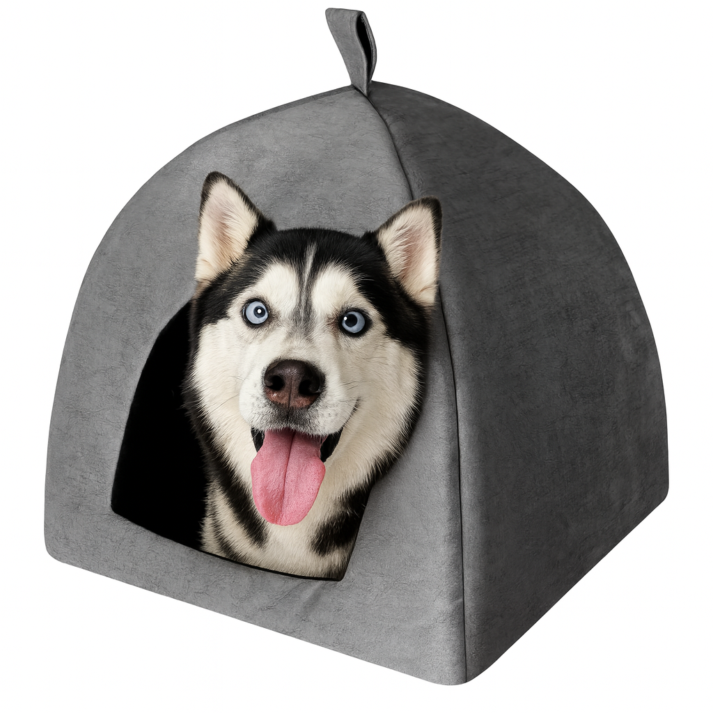 Iglú para perro Eva Soft Antimanchas – Descanso acogedor y fácil limpieza | Max the Husky
