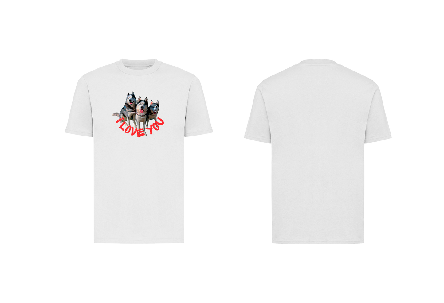 🐾 Camiseta I LOVE YOU