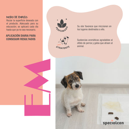 Atrayente Educador de Micciones para Perros Specialcan 125ml