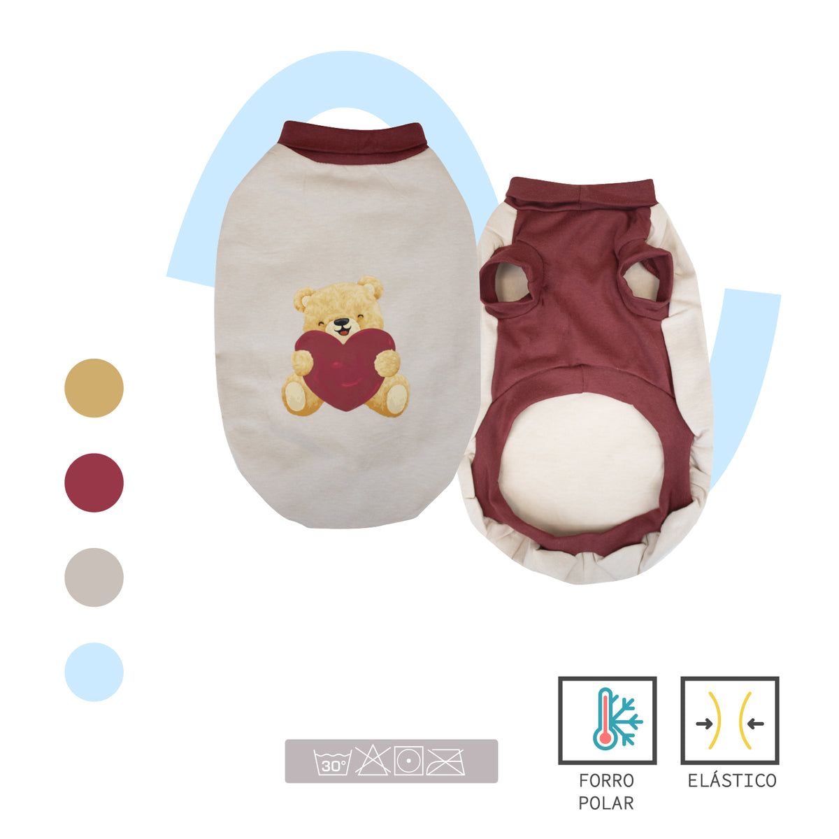 Sudadera Afelpada para Perros Yagu Moda