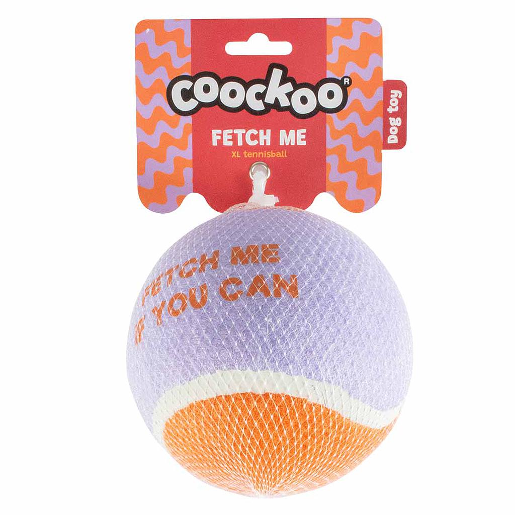 Juguete Perro Fetch Me XL Duvo+ CooKoo | Lila y Naranja 12,7cm