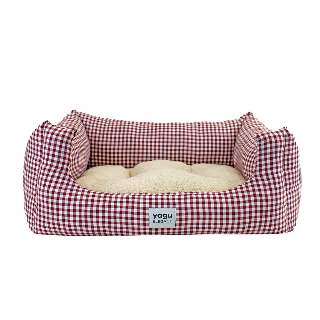 Cuna para Perros Yagu Confort Vichy Borreguillo | Varios Colores y Tallas