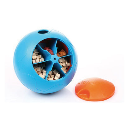 Bola Foobler Azul con Temporizador para Perros Duvo+ 15cm | Dispensadora de Premios