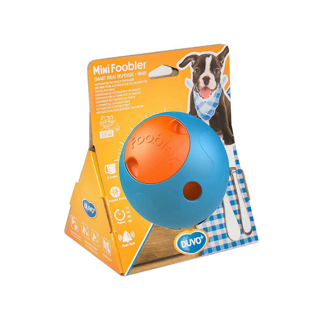 Bola Foobler Azul con Temporizador para Perros Duvo+ 15cm | Dispensadora de Premios