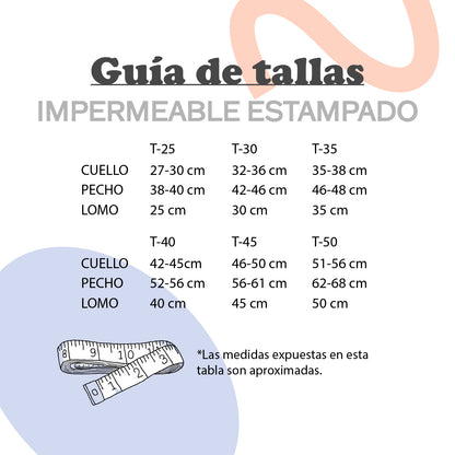 Impermeable para Perros Yagu Moda