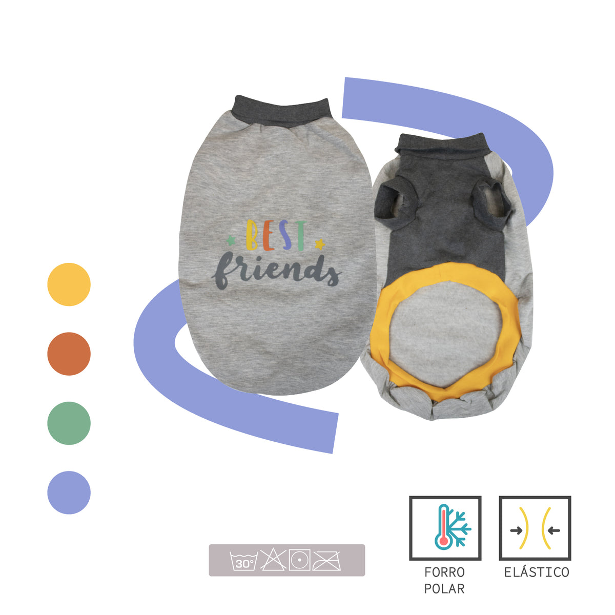 Sudadera Afelpada para Perros Yagu Moda