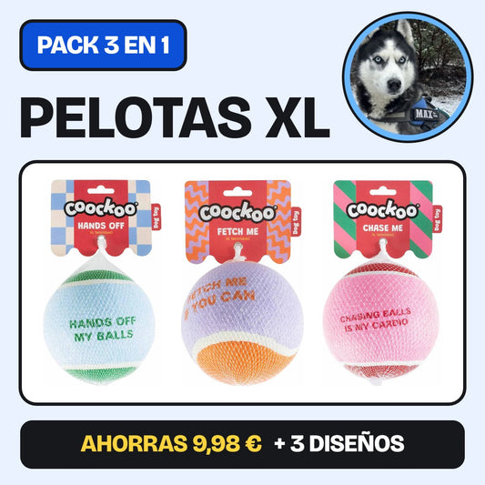 Pack 3 Pelotas XL Duvo+ CooKoo