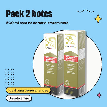PROXPET pack de 2 botes – Max The Husky